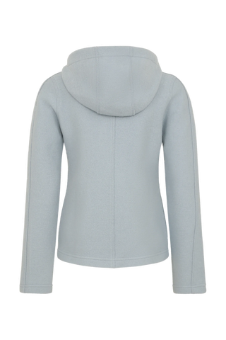 Veste en laine bouillie avec capuche - Rania