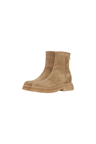 Stivaletti Gill in camoscio foderati in shearling