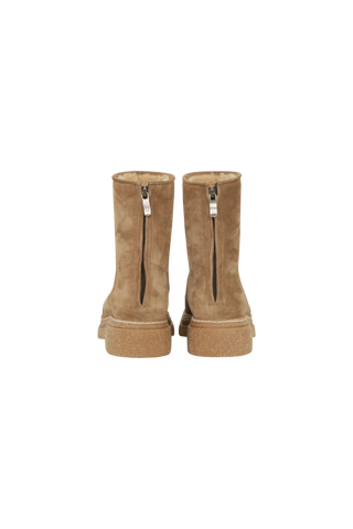 Stivaletti Gill in camoscio foderati in shearling