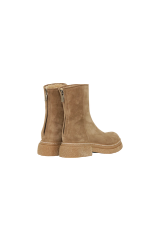 Stivaletti Gill in camoscio foderati in shearling