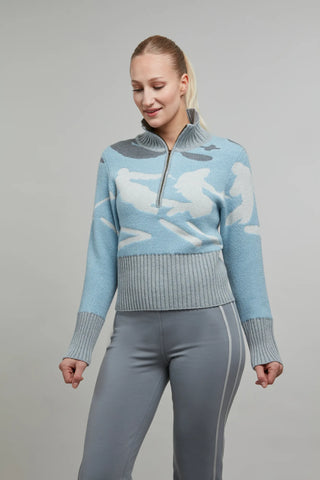 Ski Pullover mit Skifahrermotiv - Ingrid-ME