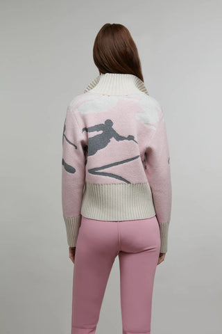 Ski Pullover mit Skifahrermotiv - Ingrid-ME