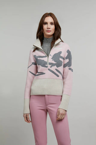 Ski Pullover mit Skifahrermotiv - Ingrid-ME