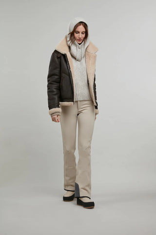 Giacca in shearling stile biker - Miray-MDF