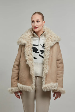 Curly Shearling Jacket - Dolli-AL