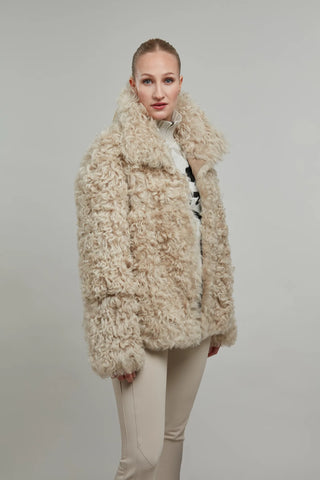 Curly Shearling Jacket - Dolli-AL