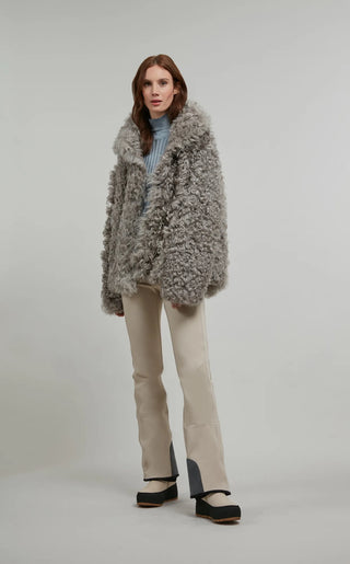 Curly Shearling Jacket - Dolli-AL