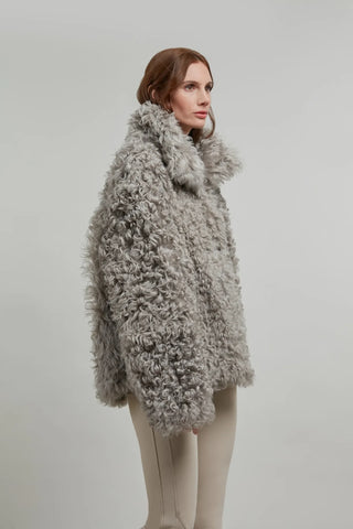 Curly Shearling Jacket - Dolli-AL