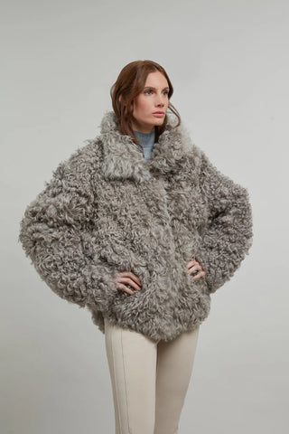 Curly Shearling Jacket - Dolli-AL