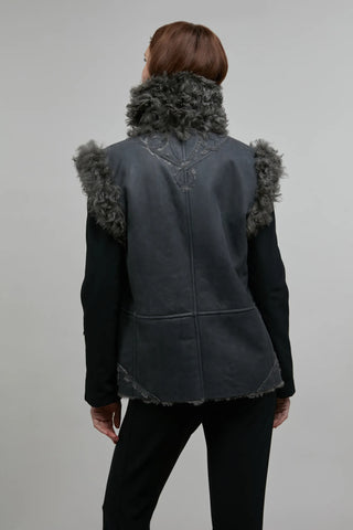 Gilet en peau lainée - Lotta-LLA