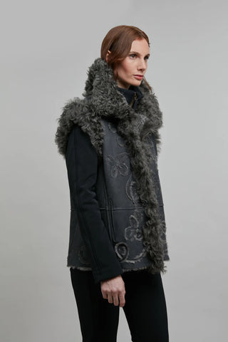 Gilet en peau lainée - Lotta-LLA