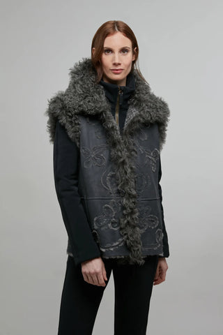 Gilet en peau lainée - Lotta-LLA
