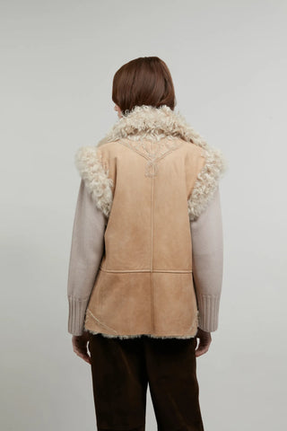 Gilet en peau lainée - Lotta-LLA