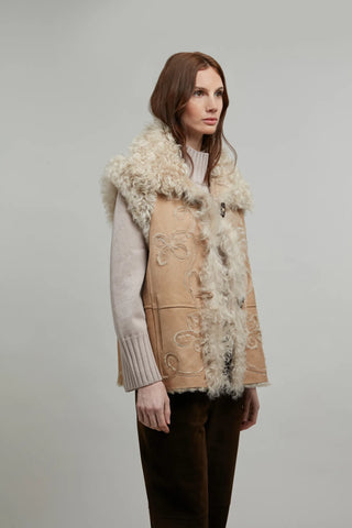 Gilet en peau lainée - Lotta-LLA