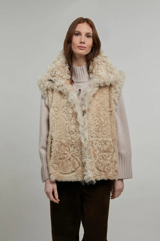 Gilet en peau lainée - Lotta-LLA