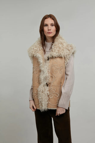 Gilet en peau lainée - Lotta-LLA