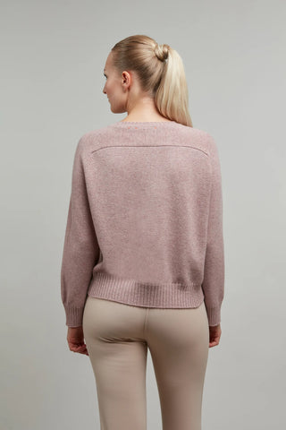 Pull en maille de cachemire à col rond - Felicita-WS