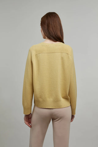 Pull en maille de cachemire à col rond - Felicita-WS