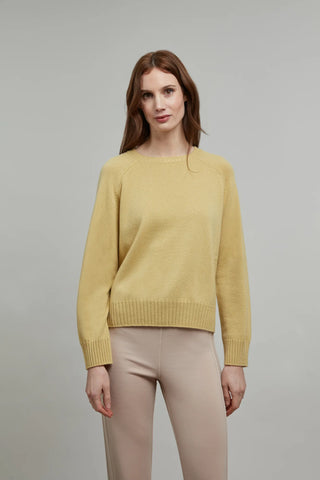 Pull en maille de cachemire à col rond - Felicita-WS