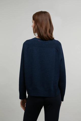 Pull en maille de cachemire à col rond - Felicita-WS