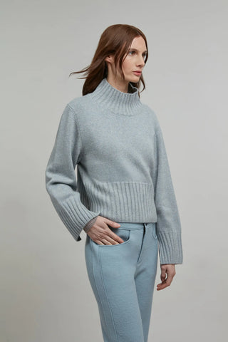 Kaschmir Strickpullover mit Rollkragen - Alva-WS
