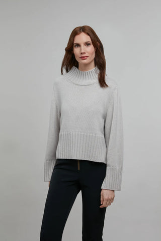 Kaschmir Strickpullover mit Rollkragen - Alva-WS