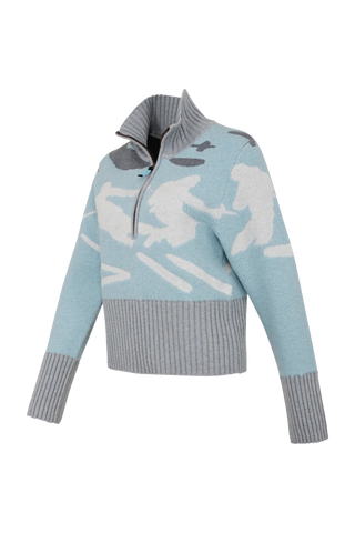 Ski Pullover mit Skifahrermotiv - Ingrid-ME