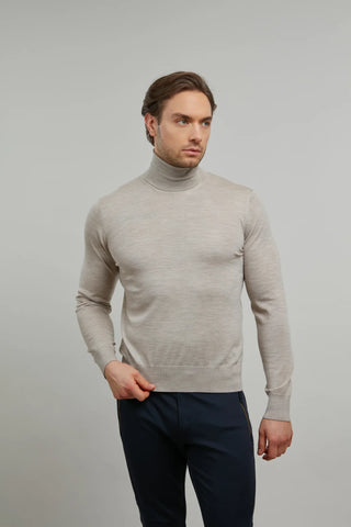 Merino Wool Turtleneck Sweater – Jasper