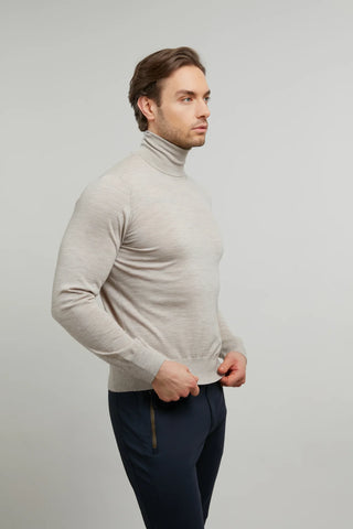 Merino Wool Turtleneck Sweater – Jasper