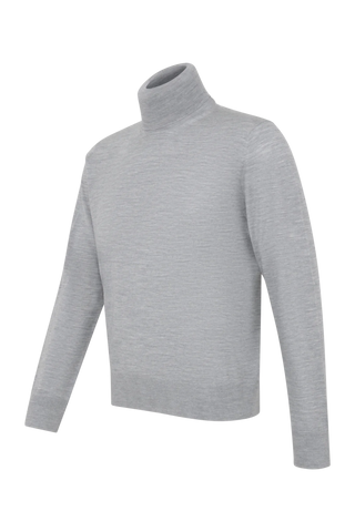Merino Wool Turtleneck Sweater – Jasper