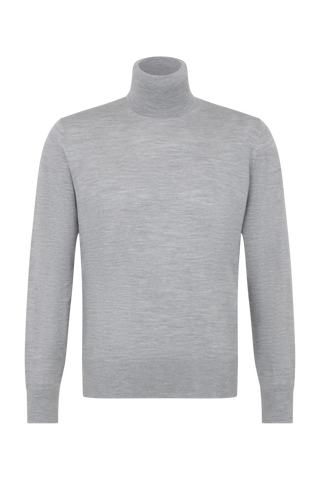 Merino Wool Turtleneck Sweater – Jasper