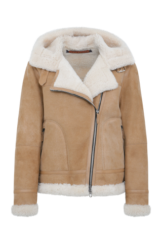 Lambskin biker jacket - Norah-MV