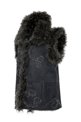 Gilet en peau lainée - Lotta-LLA
