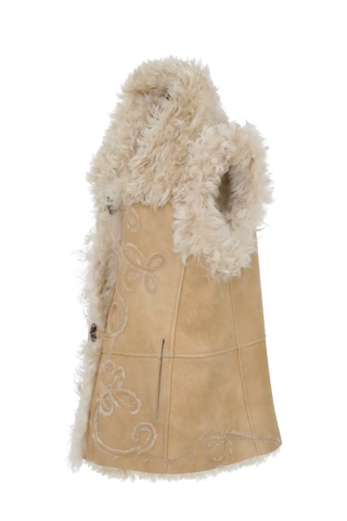 Gilet en peau lainée - Lotta-LLA