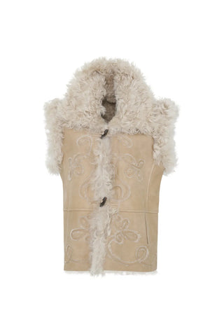 Gilet en peau lainée - Lotta-LLA