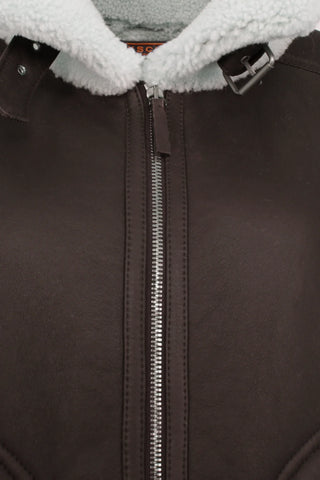 Giacca in shearling stile biker - Miray-MDF
