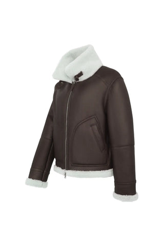 Giacca in shearling stile biker - Miray-MDF