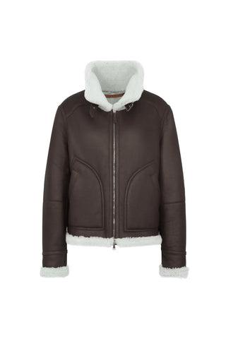 Giacca in shearling stile biker - Miray-MDF