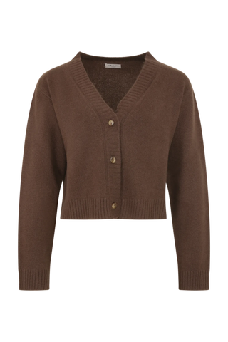 Cardigan Boxy V-Ausschnitt