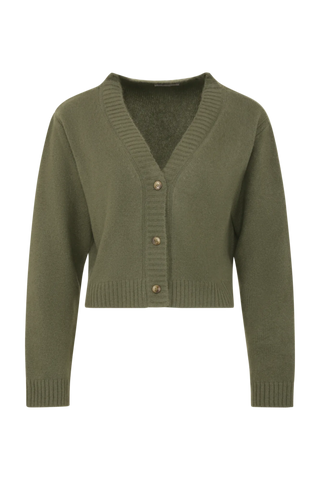 Cardigan Boxy V-Ausschnitt