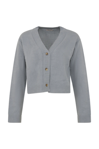 Cardigan Boxy V-Ausschnitt