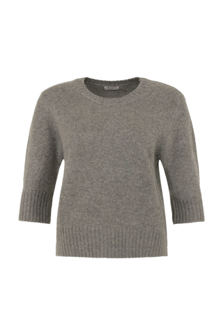 Kaschmirpullover mit 3/4-Ärmeln