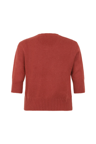 Maglione in cashmere con maniche a 3/4