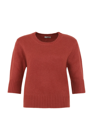 Maglione in cashmere con maniche a 3/4