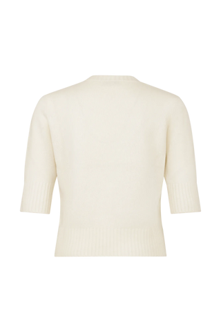 Maglione in cashmere con maniche a 3/4