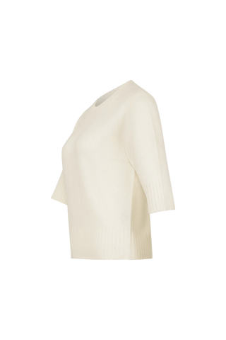 Maglione in cashmere con maniche a 3/4