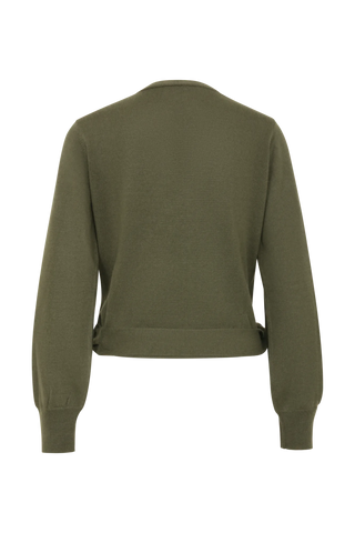 Cardigan a portafoglio