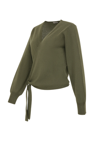 Cardigan a portafoglio