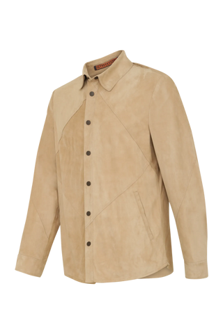 Camicia in camoscio Rudy