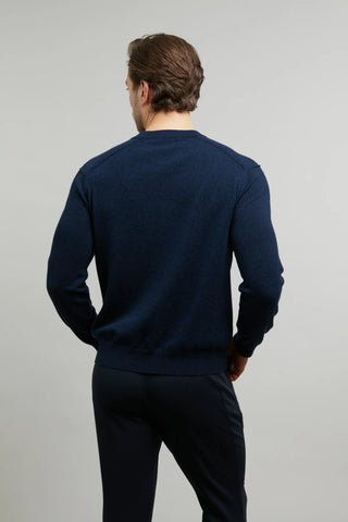Cashmere Sweater with a Round Neckline - Sebastian-WS